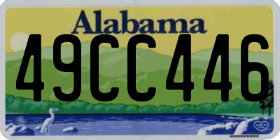 AL license plate 49CC446