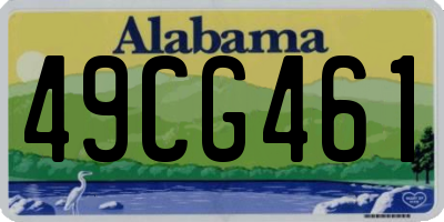 AL license plate 49CG461