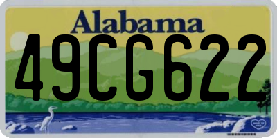 AL license plate 49CG622