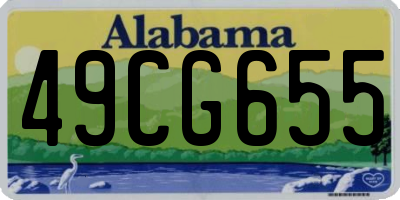 AL license plate 49CG655
