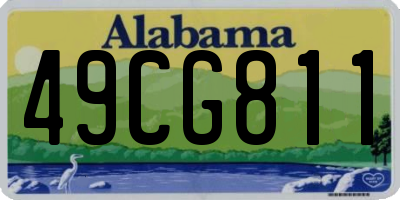AL license plate 49CG811