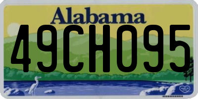 AL license plate 49CH095