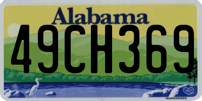 AL license plate 49CH369
