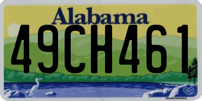 AL license plate 49CH461