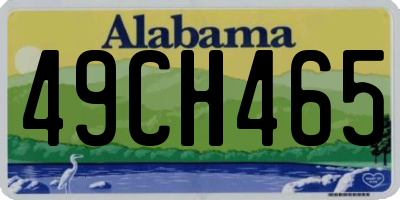 AL license plate 49CH465