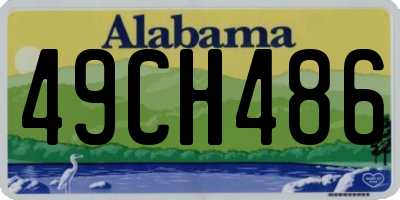 AL license plate 49CH486