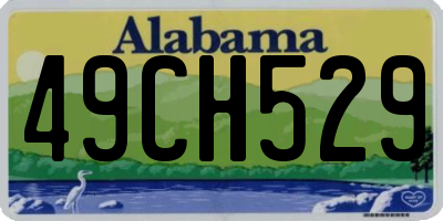 AL license plate 49CH529