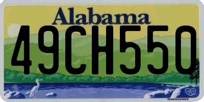 AL license plate 49CH550