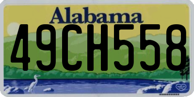 AL license plate 49CH558