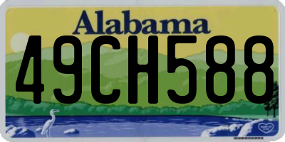 AL license plate 49CH588