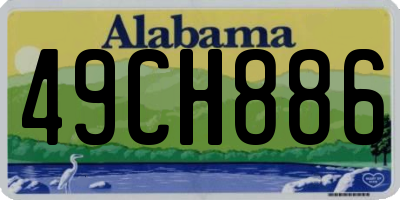 AL license plate 49CH886
