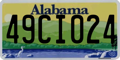 AL license plate 49CI024