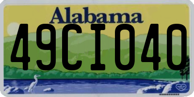 AL license plate 49CI040