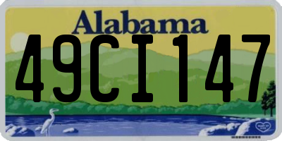 AL license plate 49CI147