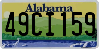 AL license plate 49CI159