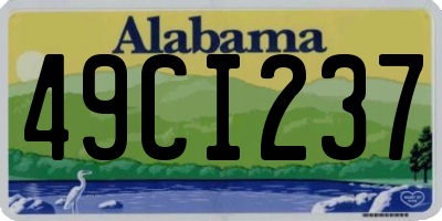 AL license plate 49CI237