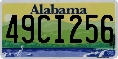 AL license plate 49CI256