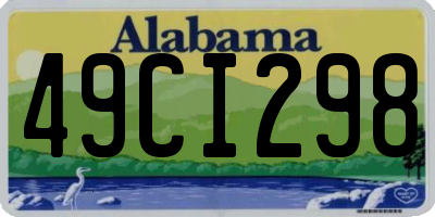 AL license plate 49CI298