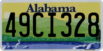 AL license plate 49CI328