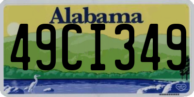 AL license plate 49CI349