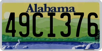 AL license plate 49CI376
