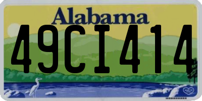 AL license plate 49CI414