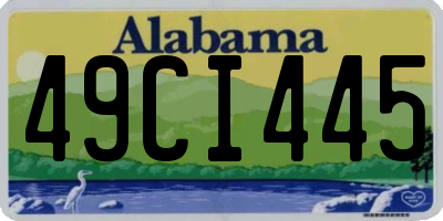 AL license plate 49CI445