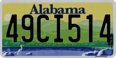 AL license plate 49CI514