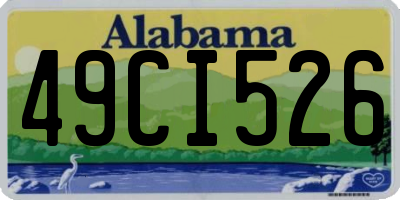 AL license plate 49CI526