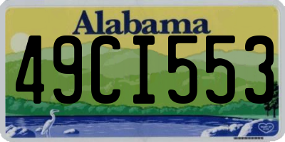 AL license plate 49CI553