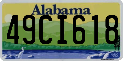 AL license plate 49CI618