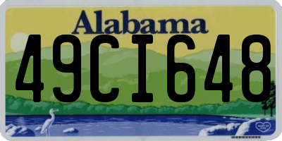 AL license plate 49CI648