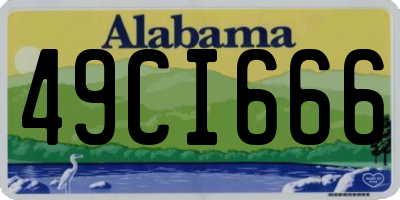 AL license plate 49CI666
