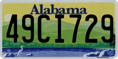 AL license plate 49CI729