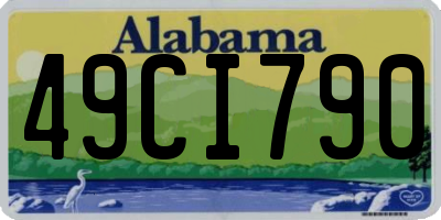 AL license plate 49CI790
