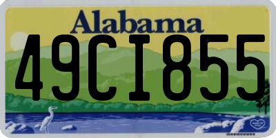 AL license plate 49CI855