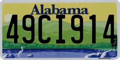AL license plate 49CI914