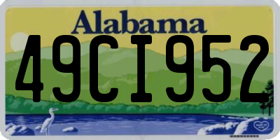AL license plate 49CI952