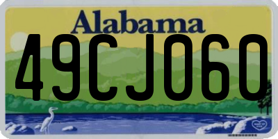 AL license plate 49CJ060