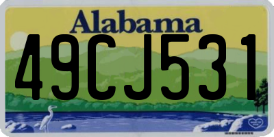 AL license plate 49CJ531