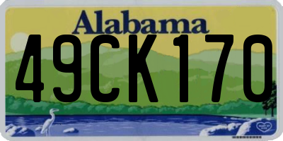 AL license plate 49CK170