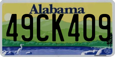 AL license plate 49CK409