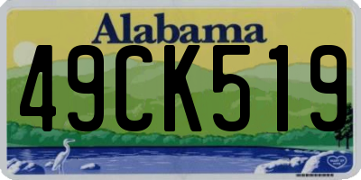 AL license plate 49CK519