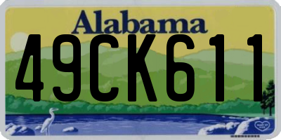 AL license plate 49CK611