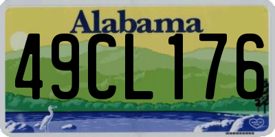 AL license plate 49CL176