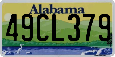 AL license plate 49CL379