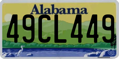 AL license plate 49CL449