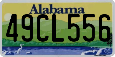 AL license plate 49CL556