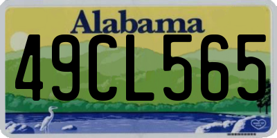 AL license plate 49CL565
