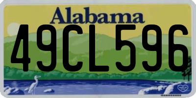 AL license plate 49CL596